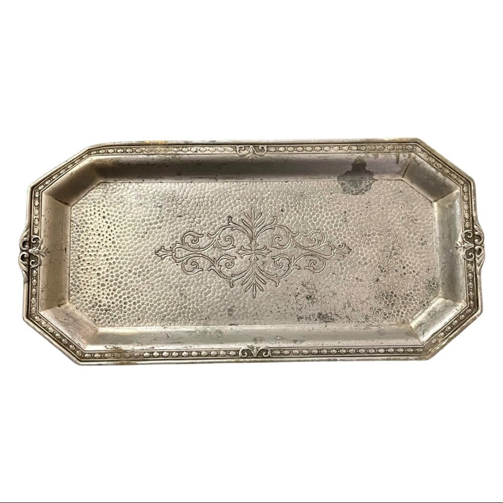 Vintage Japanese Silver Plate Textured